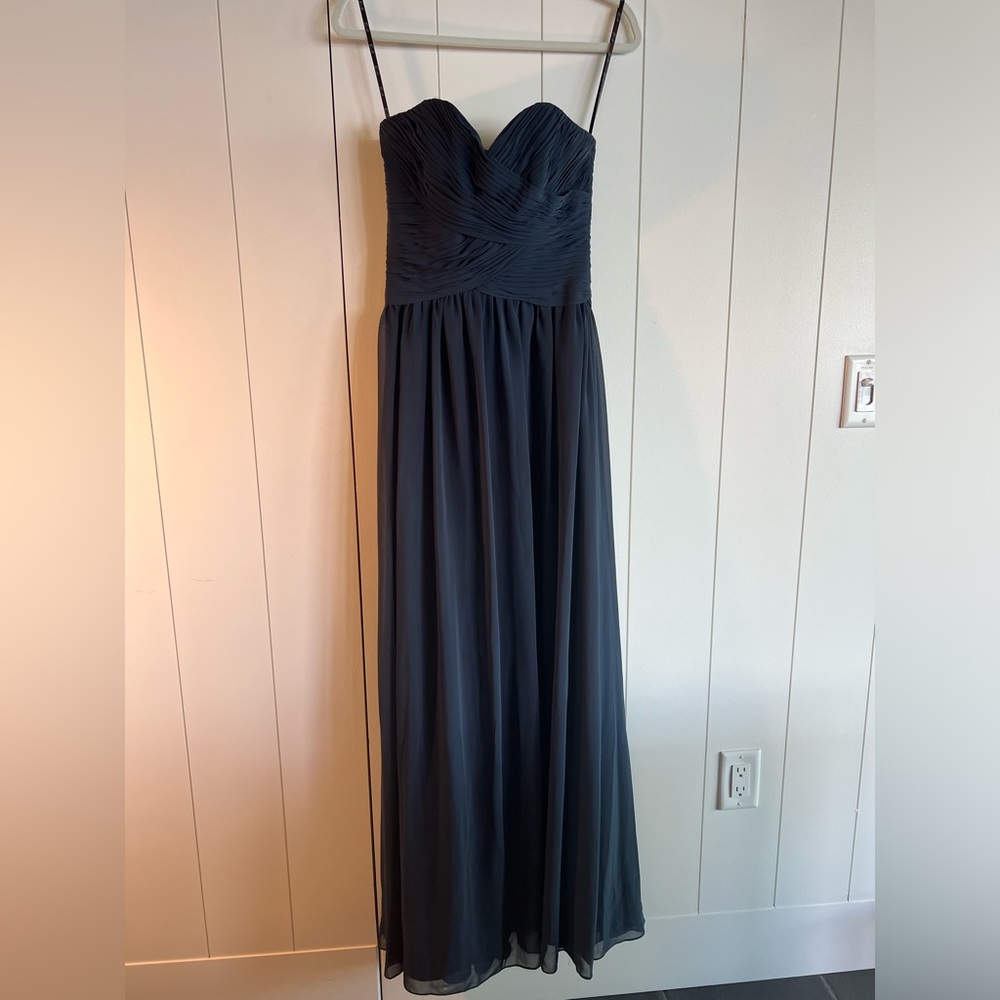 Navy evening gown